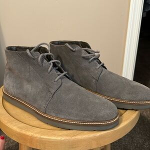 Collection by Clarks grey suede chukka boots